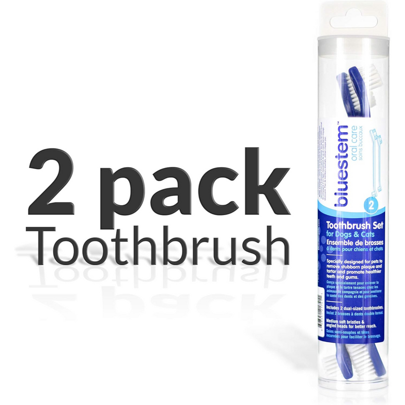 Toothbrushe Set For Dogs & Cats - 2 pk