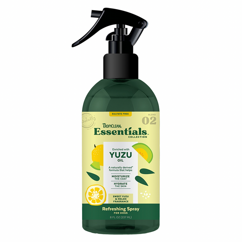 Dog Deodorizing Spray - ESSENTIALS - Yuzu Oil Refreshing - 8 fl oz