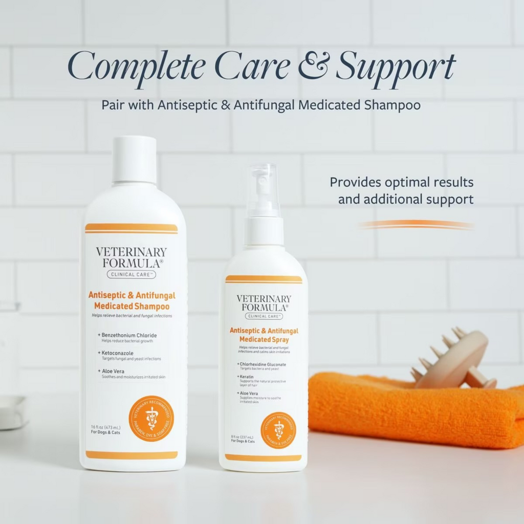 Antiseptic Antifungal Spray For Dogs Cats 8 fl oz J J Pet Club