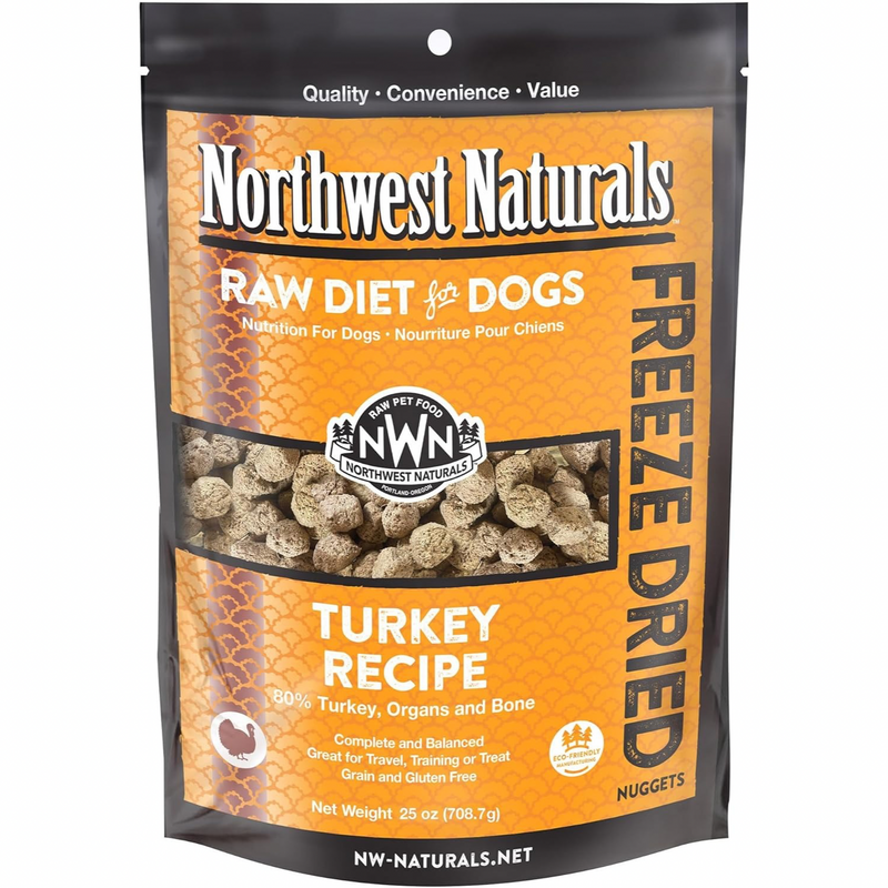 Freeze Dried Dog Food - Nuggets - Turkey Recipe