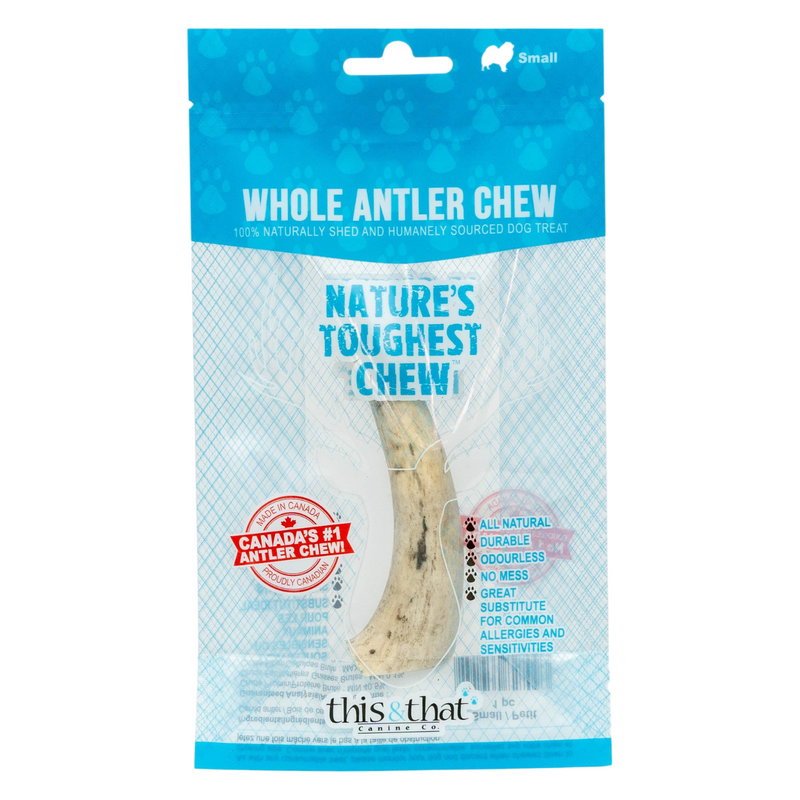 Natural Dog Chews - Whole Antler Chew