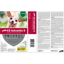 犬用 K9 Advantix II 外用驱虫药 - 4.5公斤或以下