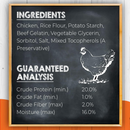 Natural Dog Chews - 2.5" Hide Free Chicken Recipe Rolls - For Dogs up to 20 lbs