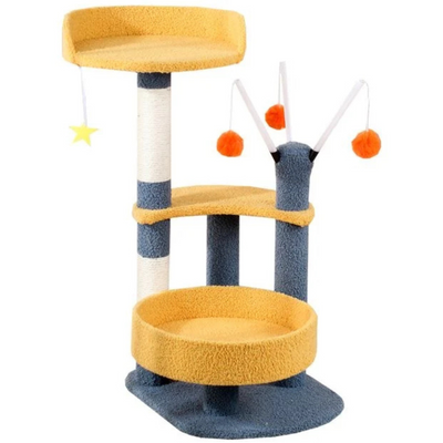 Multi Level Cat Tree Condo with Sisal Scratching Posts