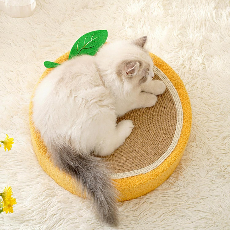 Orange Style Cat Scratching Bed