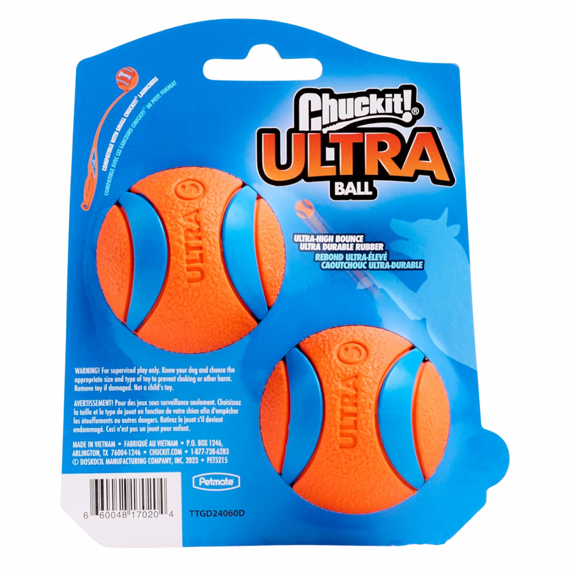 Dog Toy - ULTRA BALL - Small, pack of 2