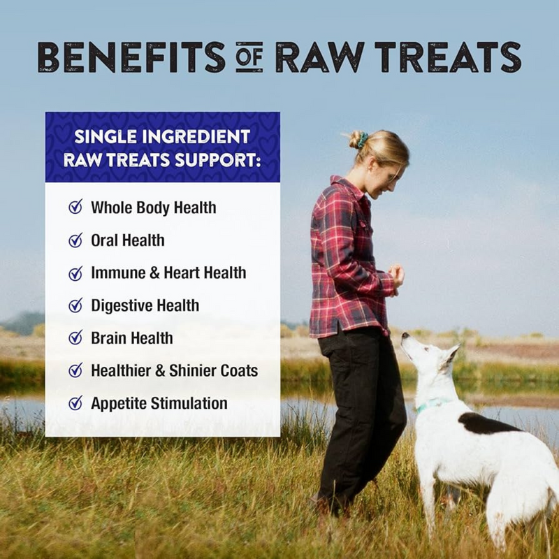 Freeze Dried Treat for Dogs & Cats - RAW REWARDS - Pork Heart