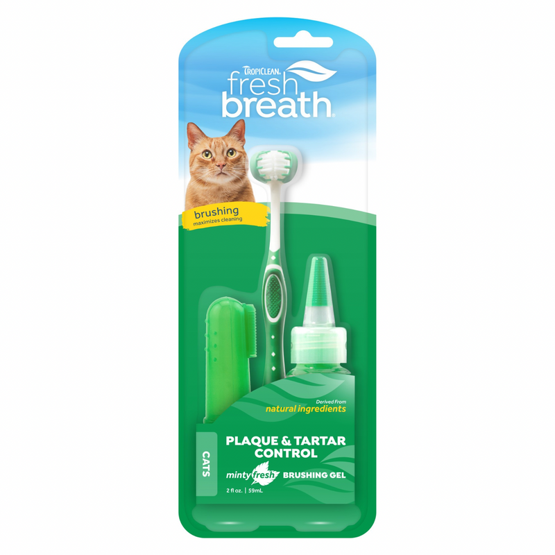 Cat Dental Health - FRESH BREATH - Oral Care Kit