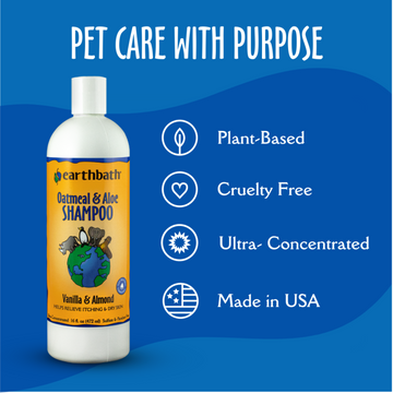 Dog & Cat Shampoo - Oatmeal & Aloe Itch Relief