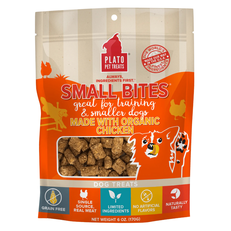 Air Dried Dog Treat - SMALL BITES - Organic Chicken