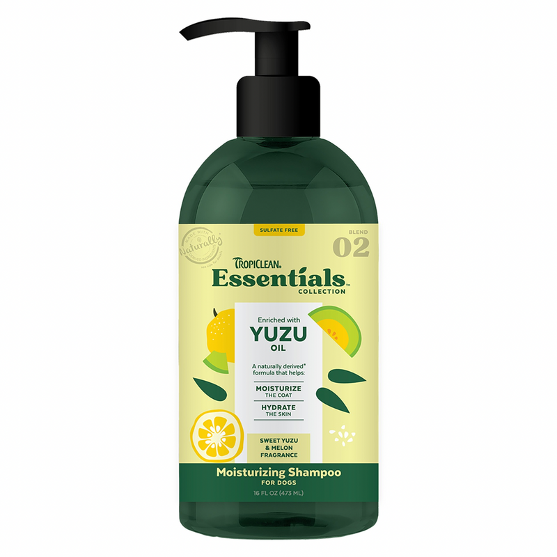 Dog Shampoo - ESSENTIALS - Yuzu Oil Moisturizing - 16 fl oz