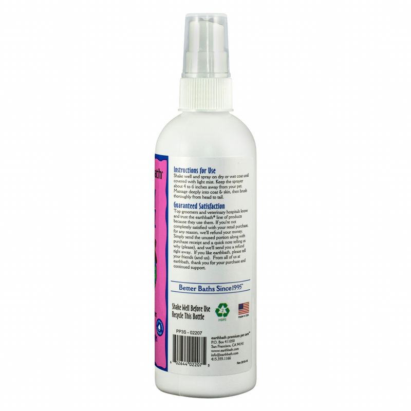 Dog Grooming Spray - Puppy Spritz (Wild Cherry) - 8 fl oz