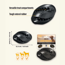 Dog Toy - CHEW CHASERS - Tough Natural Rubber Rugby Treat Ball