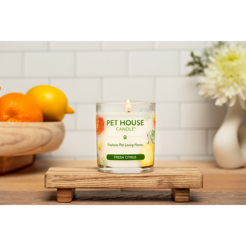 100% Plant-Based Wax Candle, Fresh Citrus - 9 oz