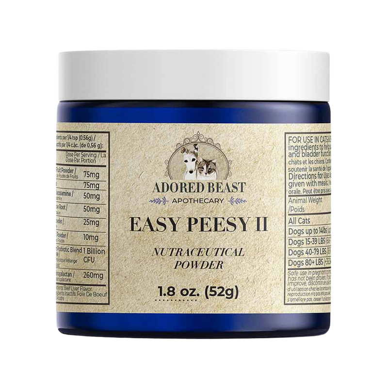 Dog & Cat Supplement - Easy Peesy Protocol - Promote Urinary Tract Function - 2 product kit