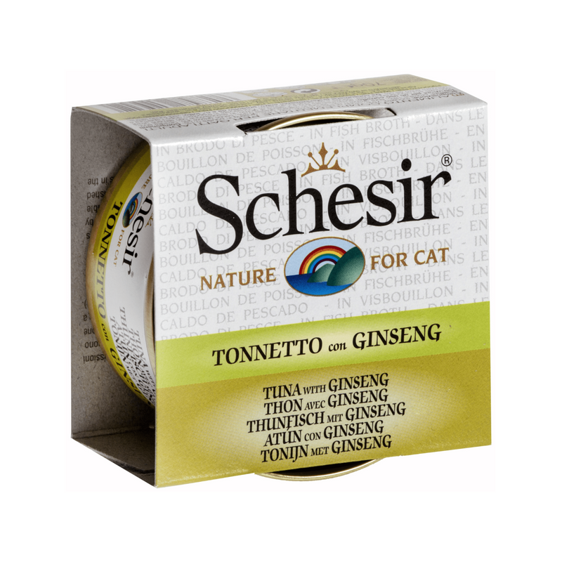 Wet Cat Food Topper - IN COOKING BROTH - Tuna with Ginseng - 70 g