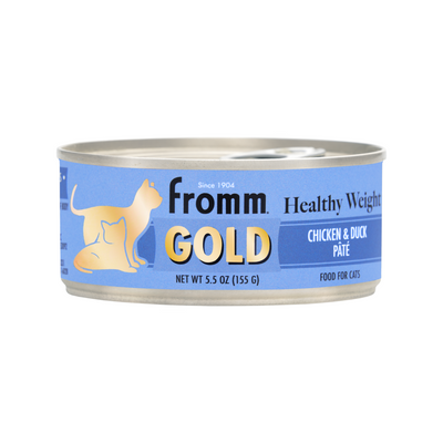 Alimentation pour chats en conserve - Gold - poids santé - Poulet et canard Pâté - 5,5 oz