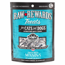 Freeze Dried Treat for Dogs & Cats - RAW REWARDS - Minnows - 1 oz