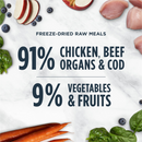 幼猫主食冻干 - RAW MEALS 系列 - 放养鸡肉配方