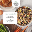 Cooked Dog Food - Homestyle Creations - Chicken & Turkey Recipe - 1 lb