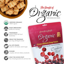 Organic Oven Baked Dog Treats - Cranberry Recipe - 14 oz