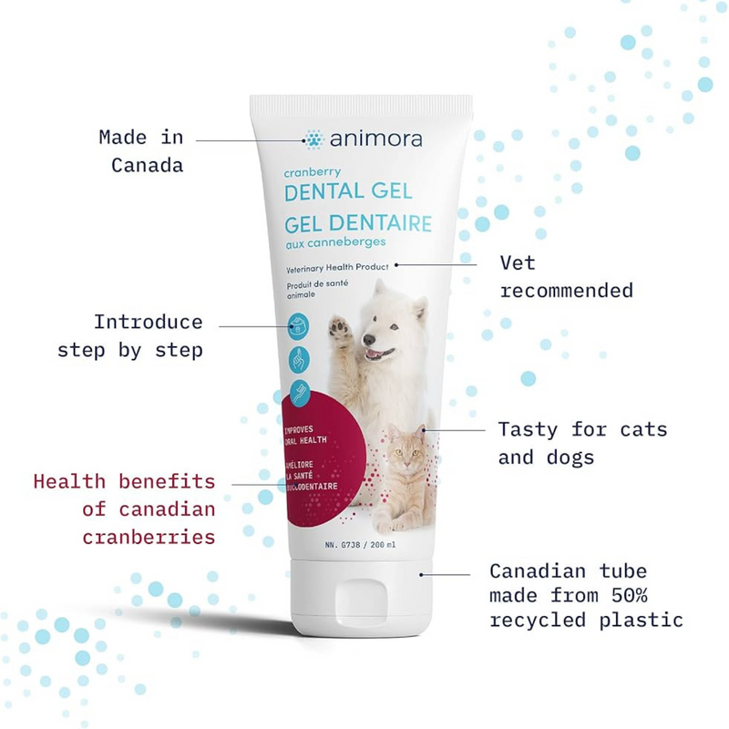 Pet Dental Care - Gel dentaire aux canneberges