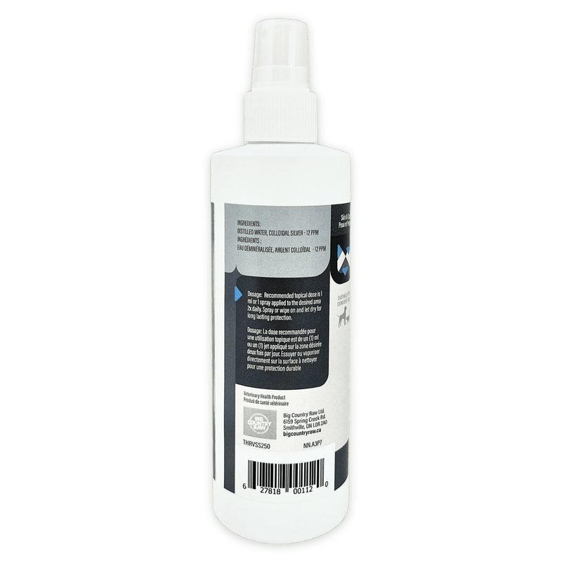 Silver Shield 12 PPM (natural anti bacterial spray) - 250 mL - J & J Pet Club - Thrive