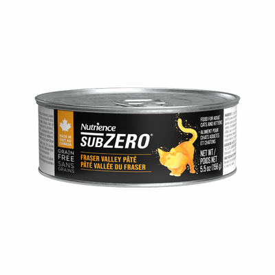 Canned Cat Food - SUBZERO - Fraser Valley Pâté