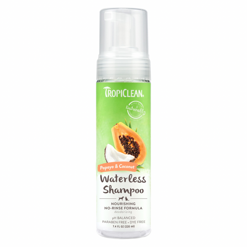 Waterless Dog & Cat Shampo - Papaya & Coconut - 7.4 fl oz