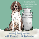 Dog Chewing Treat - YOGURT STICKS - Plain with Prebiotics & Probiotics