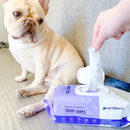 Dog & Cat Grooming Wipes - Tushy Wipes (Rosemary & Chamomile) - 100 ct