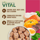 鲜食狗粮 - VITAL - 小型犬专用无谷多重蛋白配方 - 1磅卷装
