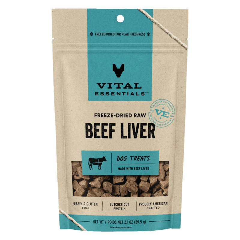 Freeze Dried Dog Treat - Beef Liver - J & J Pet Club - Vital ESSENTIALS