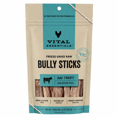 Freeze Dried Dog Treat - Bully Sticks - 1.4 oz