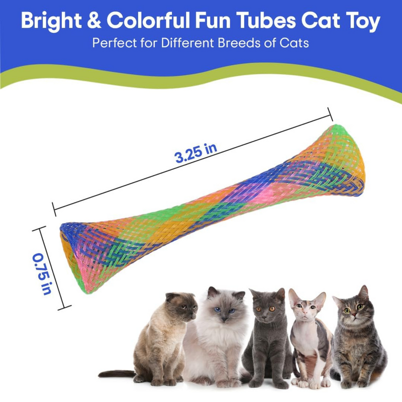 catnip Cat Toy - Kitty Fun Tubes - 3 pk