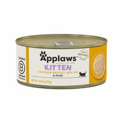 幼猫零食罐 - 鸡胸肉汤汁款 - 2.47盎司
