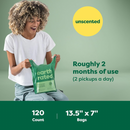 Easy-Tie Handle Poop Bags, 120 ct
