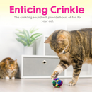 Toys de chat - Mini Crinkin Ball - 1,5 "- 1 PC