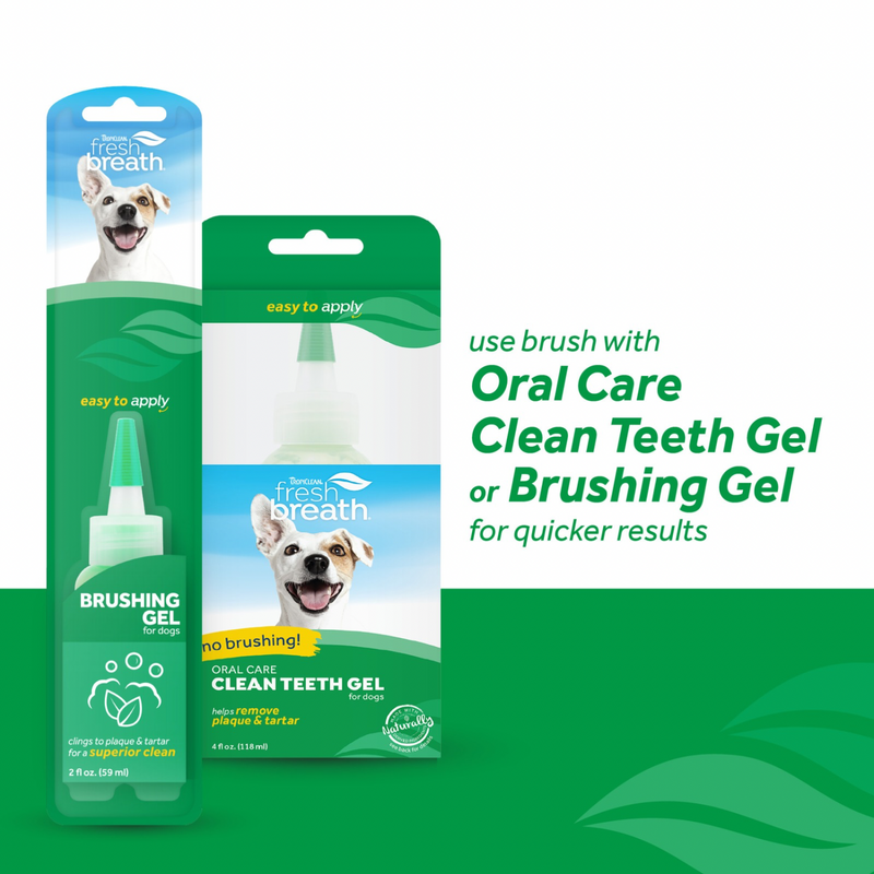 Dog Dental Health - FRESH BREATH - Finger Brushes - 2 pc