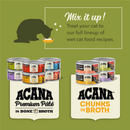 Canned Cat Food - CHUNKS IN BROTH - Chicken & Tuna Recipe