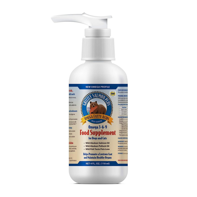 Huile de saumon Plus pour chats - 4 oz