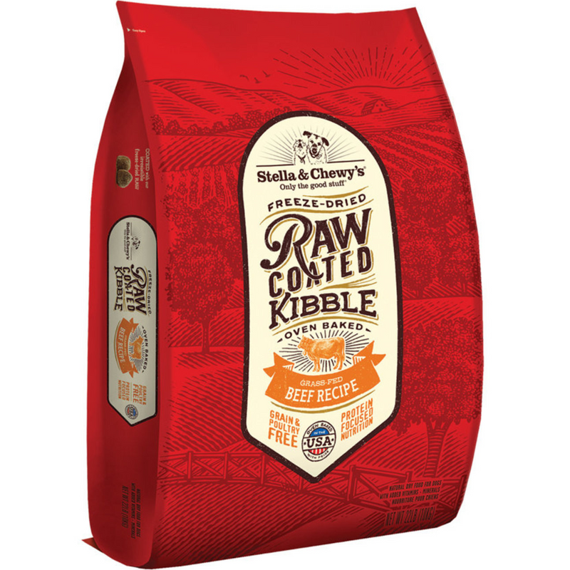 Dry Dog Food - Raw Coated - Grain Free - Beef