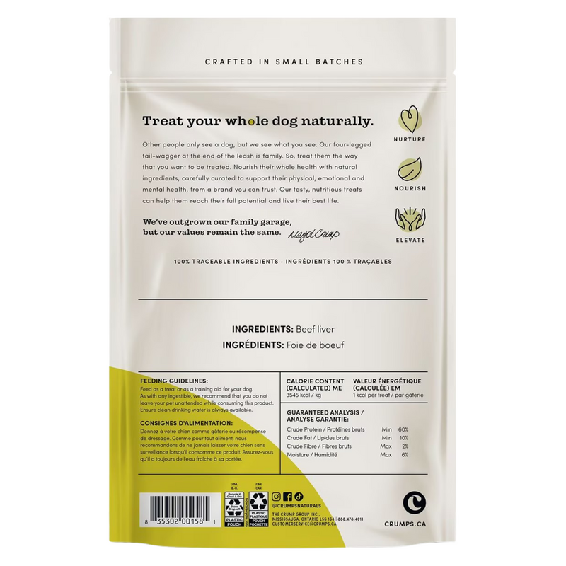 Natural Dog Treat - Freeze Dried Beef Liver Mini Trainers