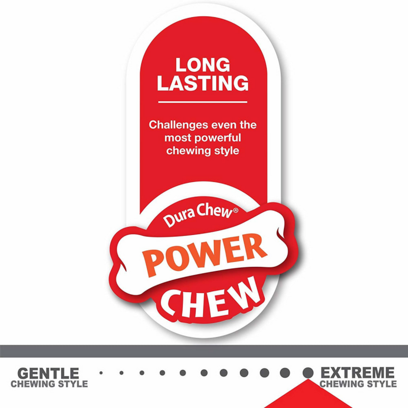 玩具狗咬棒 - Power Chew -  味觉风暴缤纷装（芝士热狗 & 爆米花 & 樱桃味）