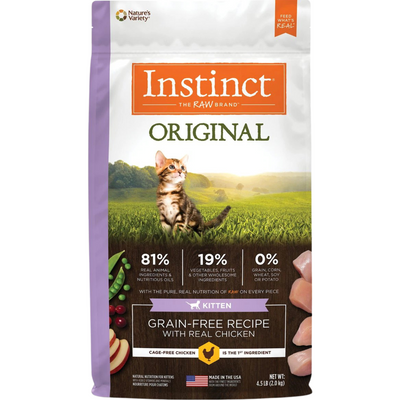 Dry Cat Food - ORIGINAL - Raw Coated - Real Chicken Recipe - Kitten