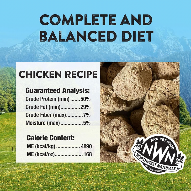 Freeze Dried Dog Food - Nuggets - Chicken Recipe