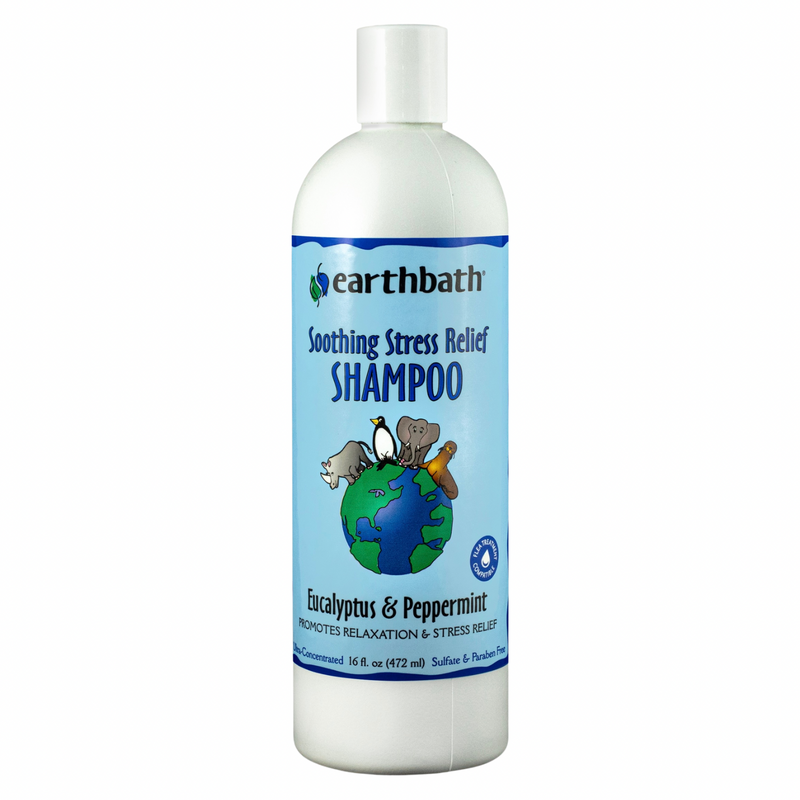 Shampooing pour animaux de compagnie - soulagement du stress apaisant (eucalyptus et menthe poivrée) - 16 fl oz