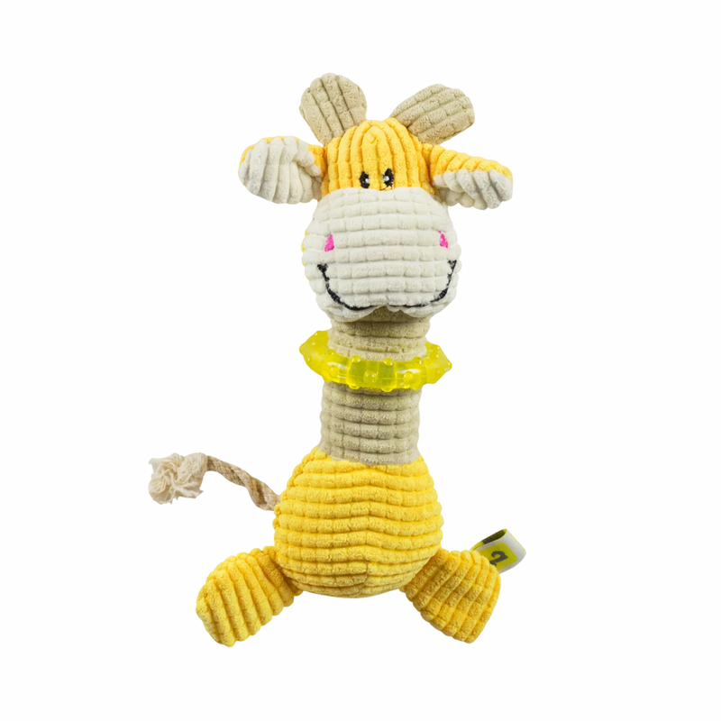 Puppy Toy with Teething Ring - Baby Giraffe