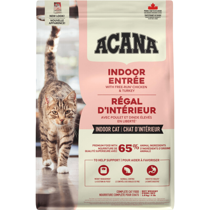 Dry Cat Food - Indoor Entrée - Adult - J & J Pet Club - Acana