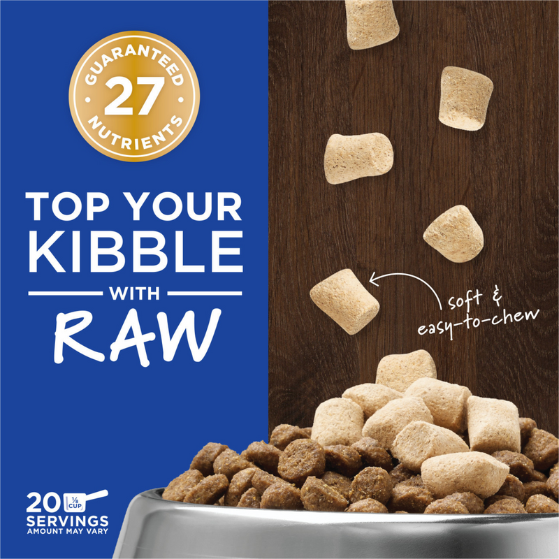 Freeze Dried Dog Food Topper - RAW BOOST MIXERS - MultiVitamin - Adult 7+